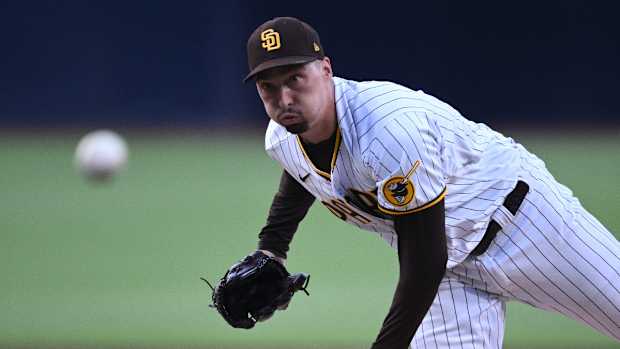 Former San Diego Padres pitcher Blake Snell